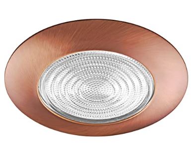 ceiling light with cover plate